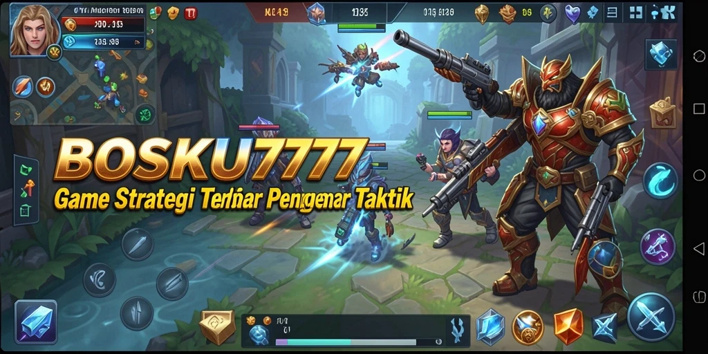 Screenshot gameplay BOSKU777 menampilkan aksi strategi mendebarkan.