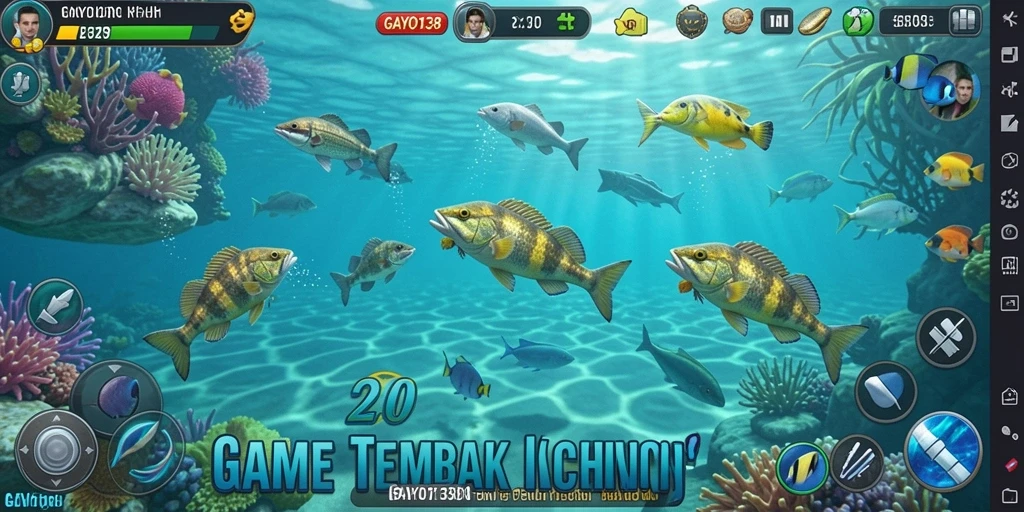 Screenshot gameplay GAYO138 yang menampilkan serunya menembak ikan.