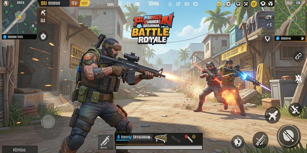 Tangkapan layar gameplay menampilkan pertempuran epik dalam <strong>IDX66</strong>.