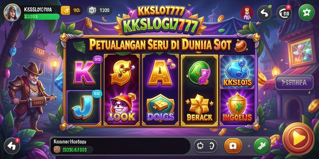 Tampilan gameplay KKSLOT777 yang penuh petualangan dan tantangan.