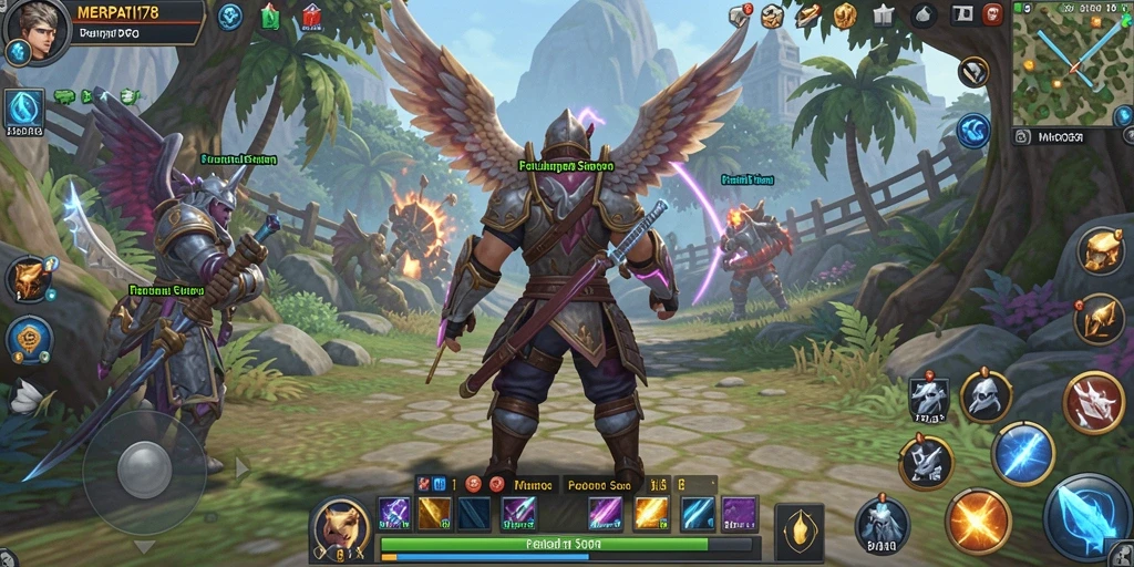 Tampilan gameplay seru dalam dunia MERPATI178 yang penuh petualangan.