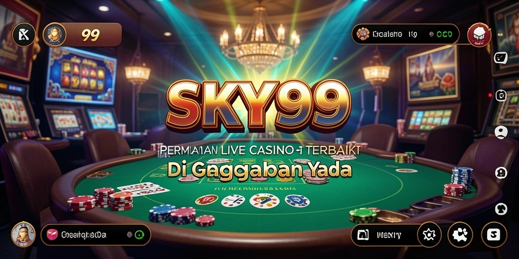 Gameplay Live Casino yang seru dan interaktif di SKY99.